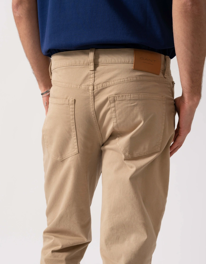 Mens Regular Fit Desert Jeans - 248 Dark Khaki