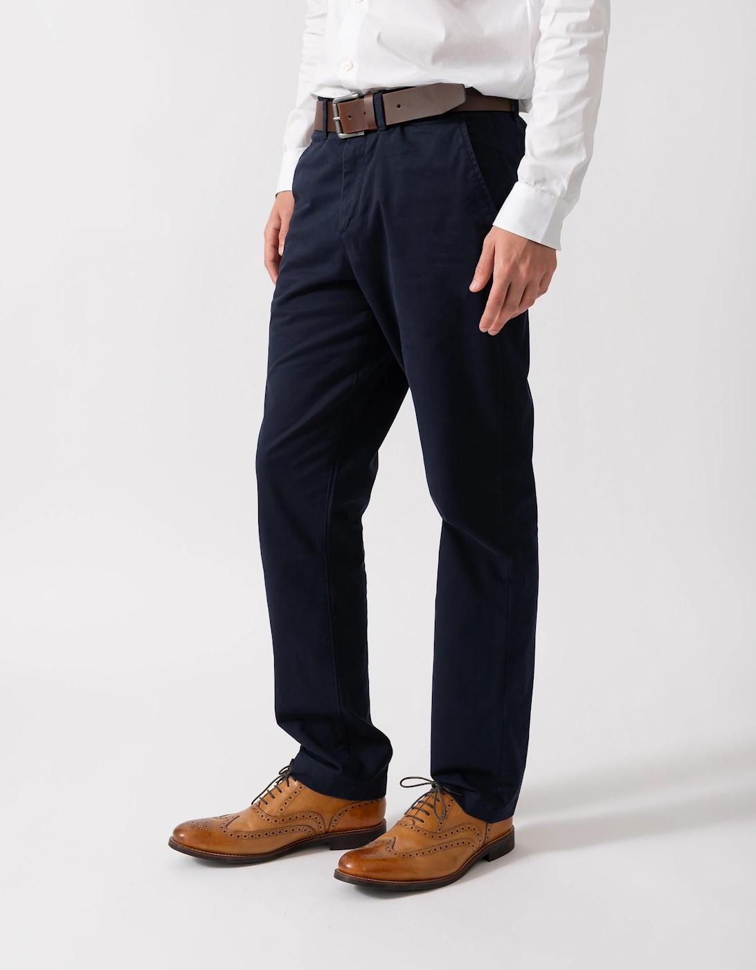 Gant Men's Navy Regular Fit Classic Chinos - 433 Evening Blue  W38 L32