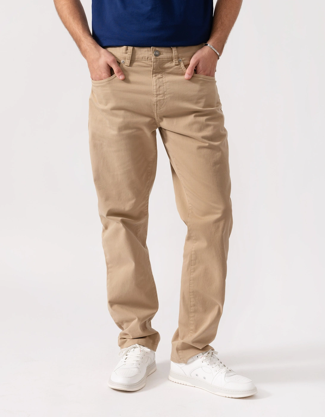Mens Regular Fit Desert Jeans - 248 Dark Khaki, 5 of 4