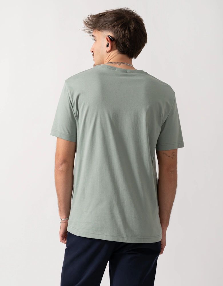 Mens Regular Fit Short Sleeve Shield Logo T-Shirt - 10 Ceramic Grey