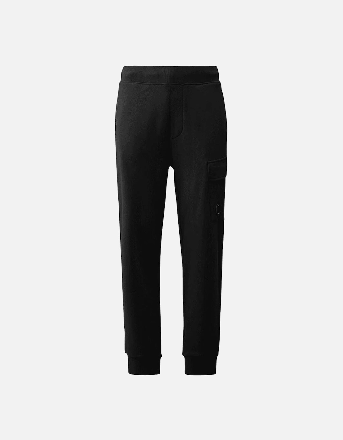 Cotton Lens Logo Crew Neck Black Tracksuit