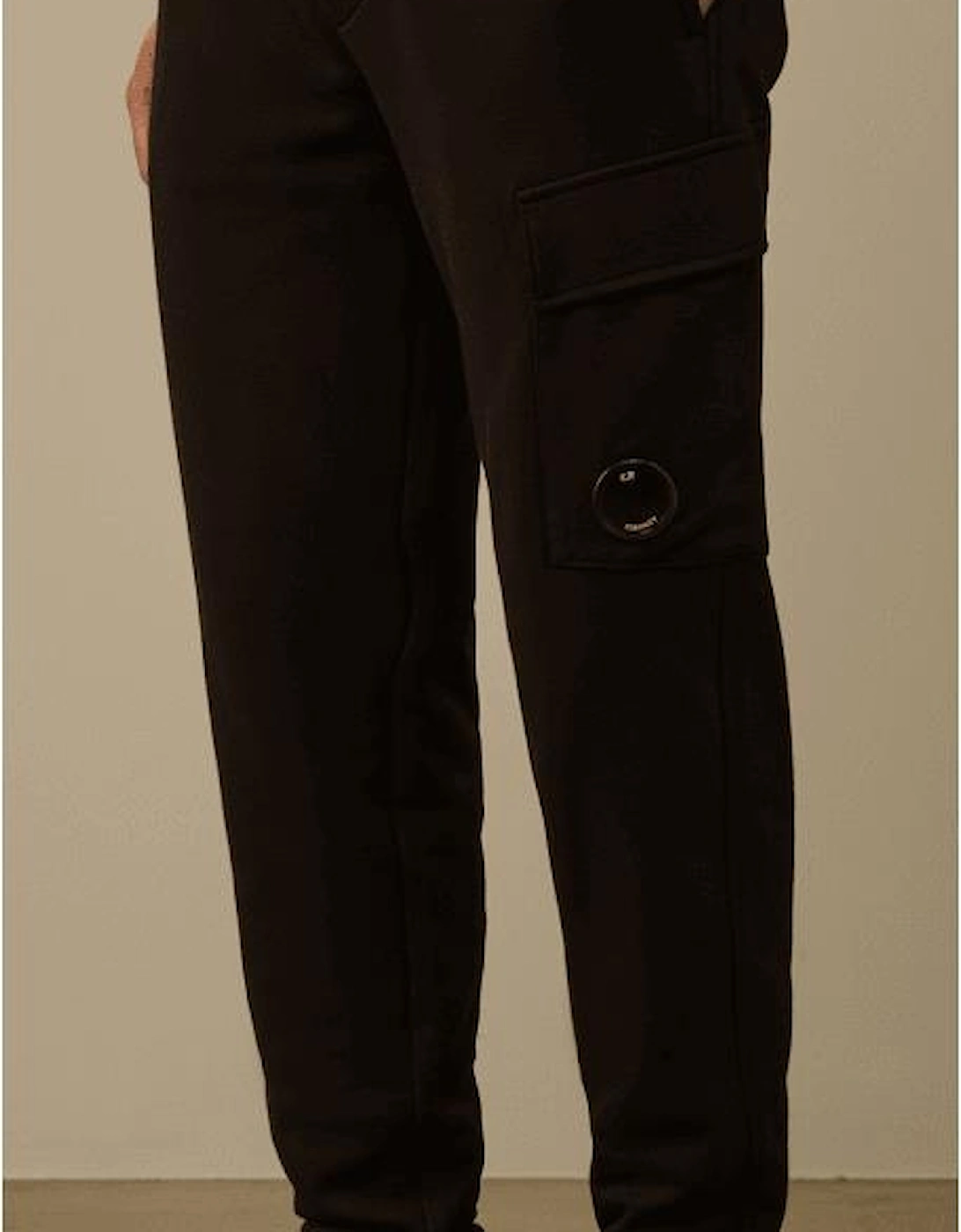 Cotton Lens Logo Crew Neck Black Tracksuit