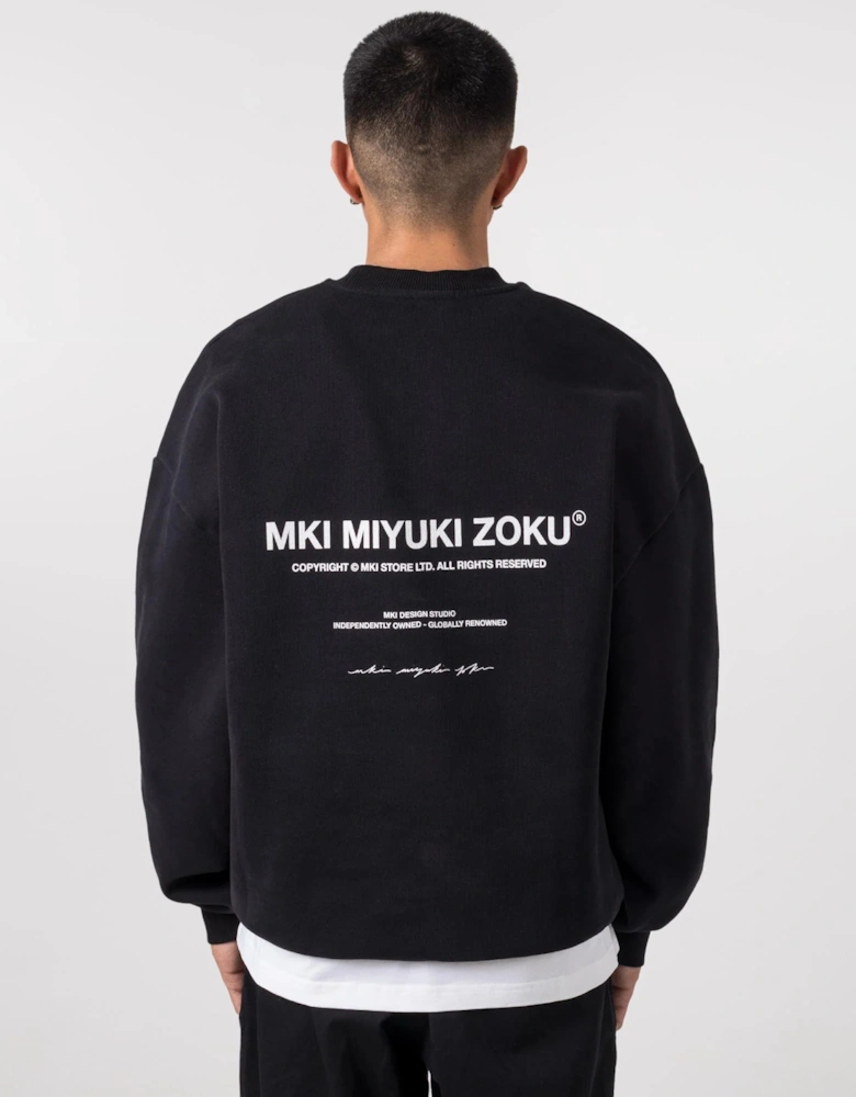 Oversized Design Studio Crewneck Sweatshirt
