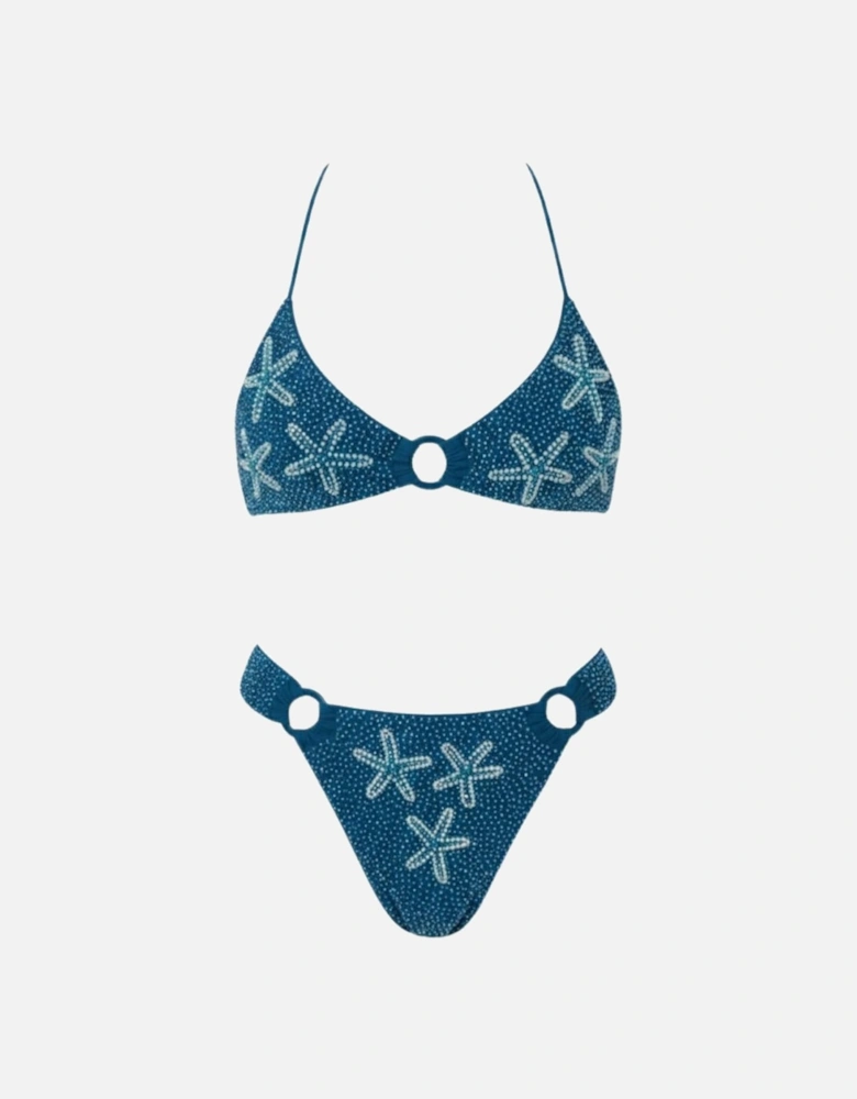 Mia Marina Bikini Top - Blue