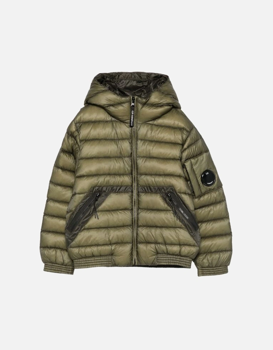 C.P COMPANY BOYS OLIVE GREEN QUILTED JACKET., 4 of 3