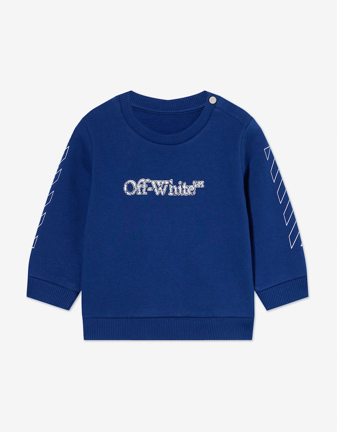 Baby Boys Big Bookish Crackle Sweatshirt in Blue, 5 of 4