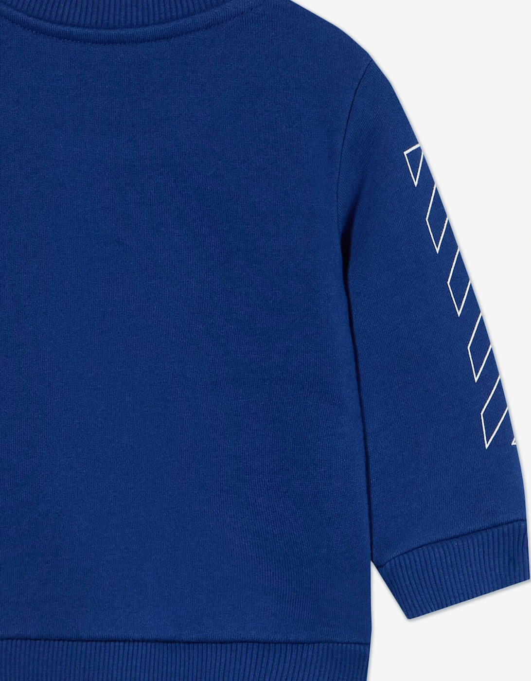 Baby Boys Big Bookish Crackle Sweatshirt in Blue