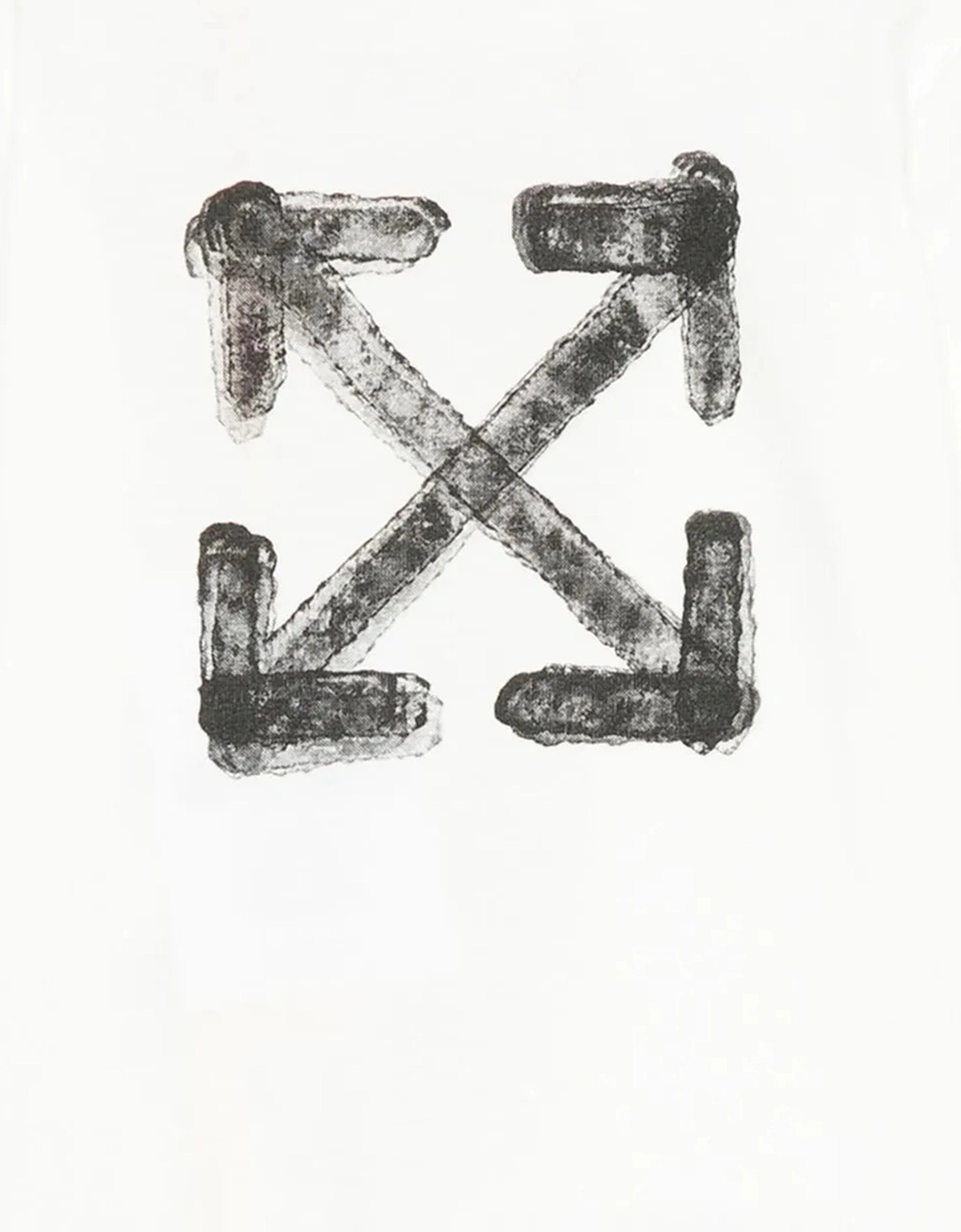 Baby Boys Arrow Sponge Long Sleeve T-Shirt in White