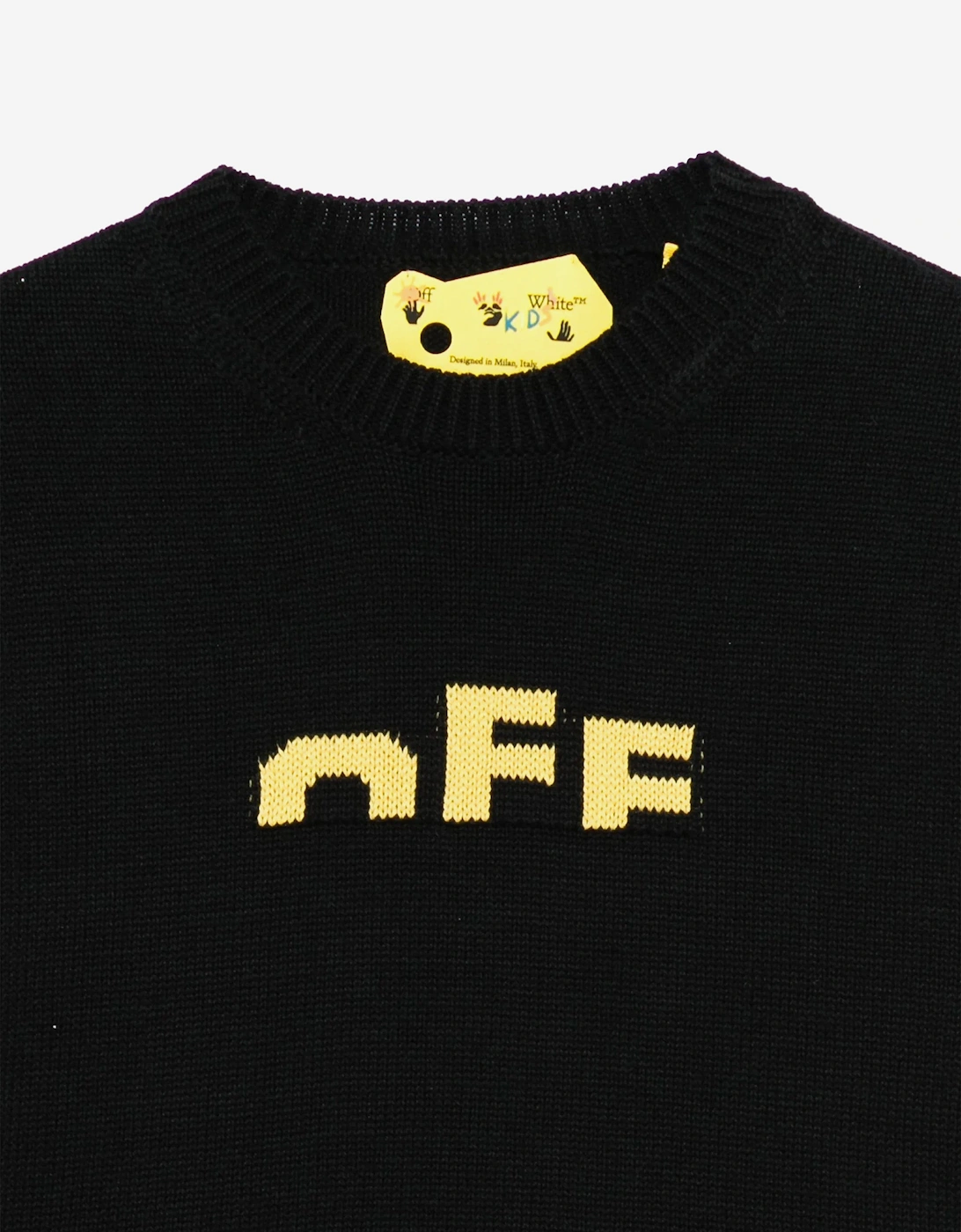 Kids Type Logo Jumper in Black