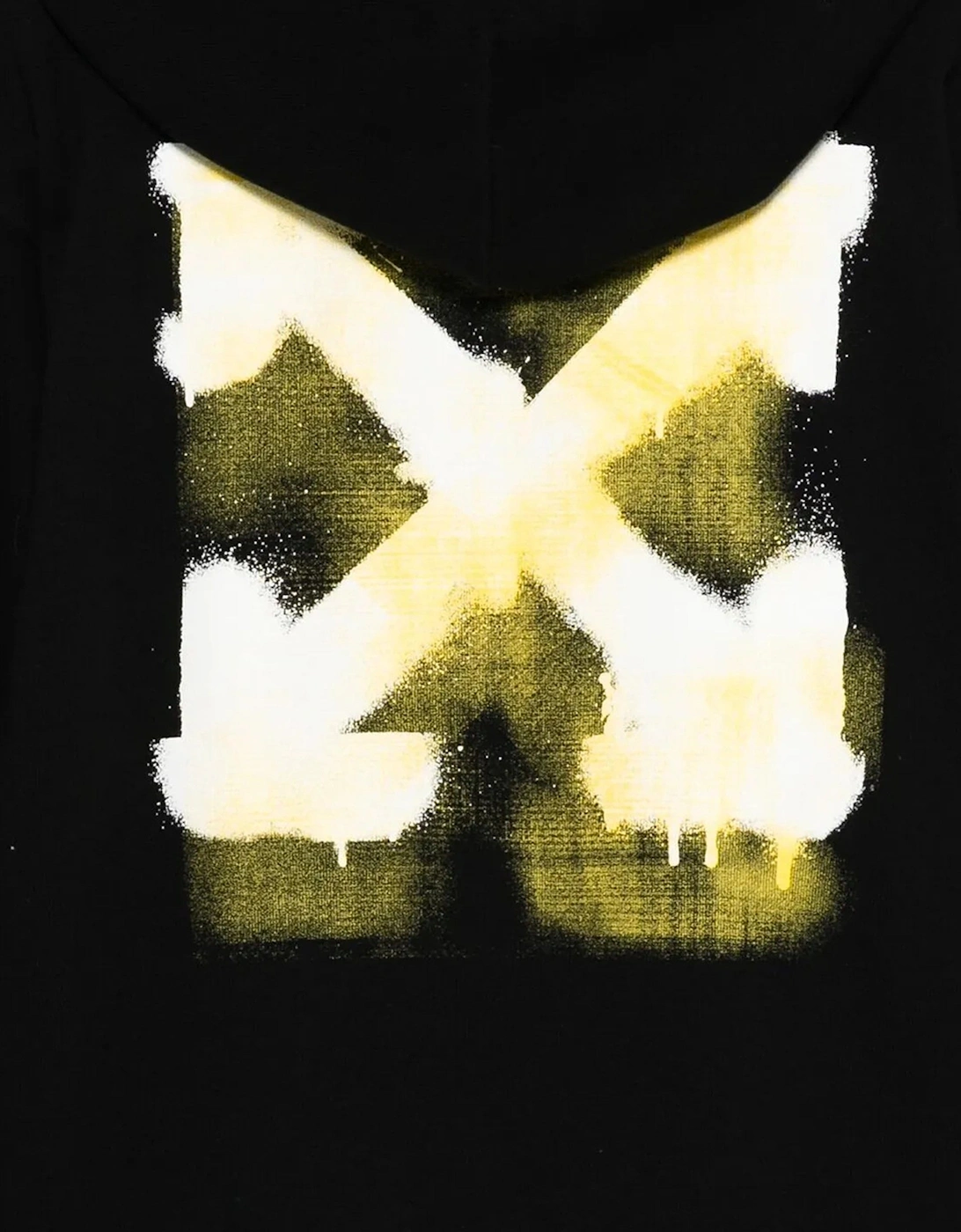 Kids Arrow Spray Hoodie in Black