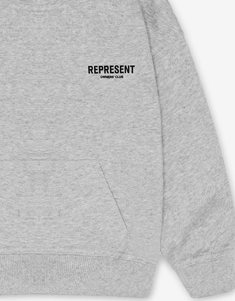 Kids Mini Owners Club Hoodie in Grey