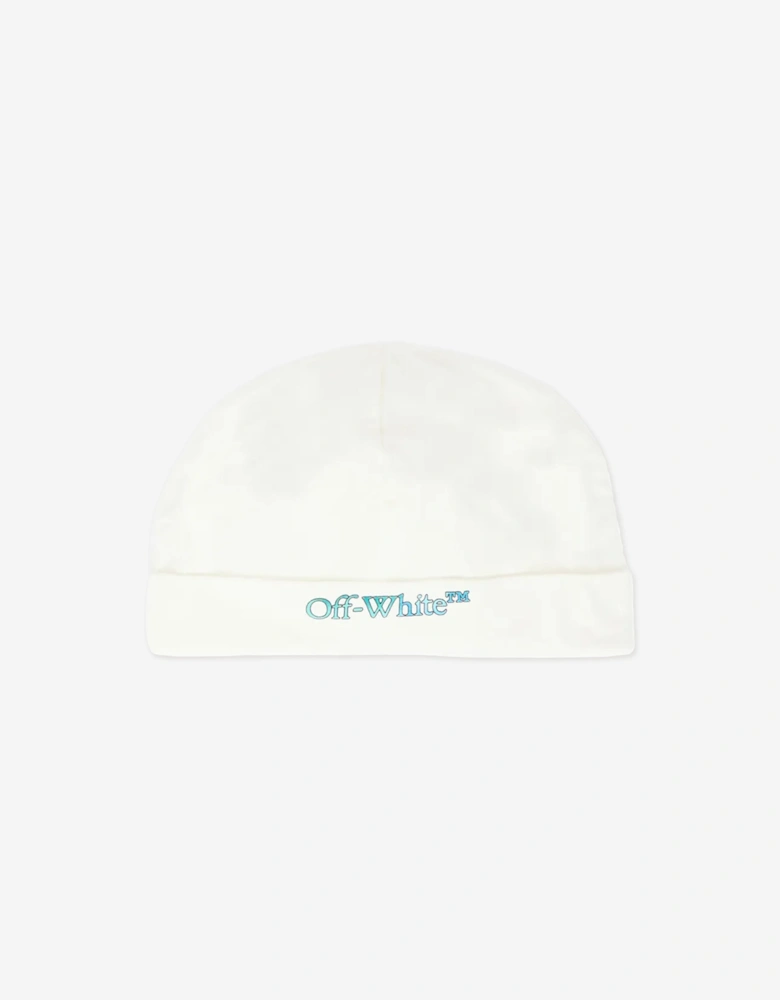 Baby Boys Bookish Watercolour Romper Set in White