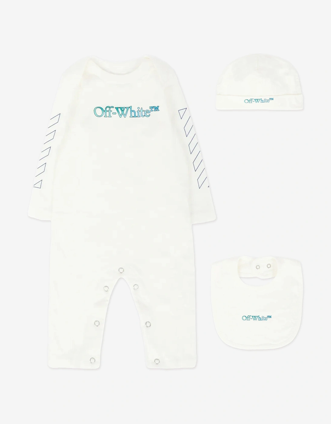 Baby Boys Bookish Watercolour Romper Set in White, 5 of 4