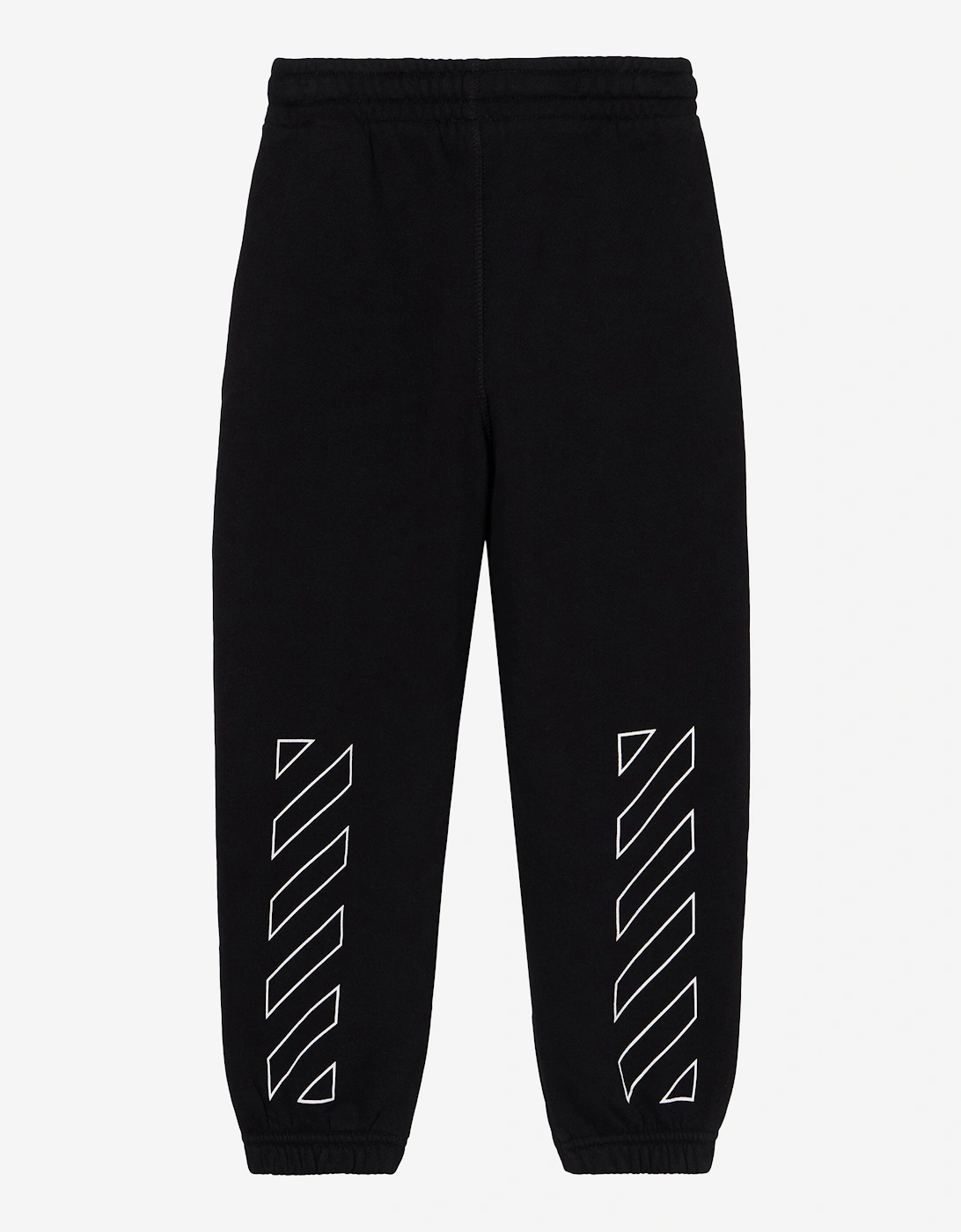 Kids Bookish Diagonal Joggers in Black
