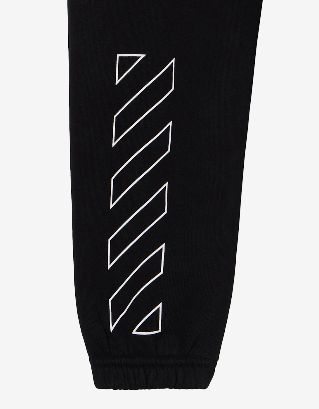 Kids Bookish Diagonal Joggers in Black