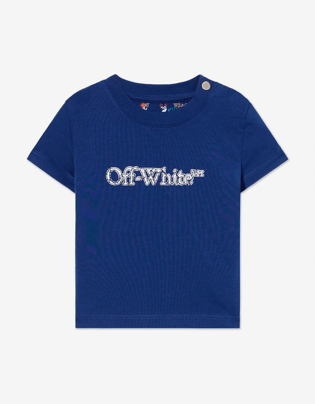 Baby Boys Big Bookish Crackle T-Shirt in Blue, 5 of 4