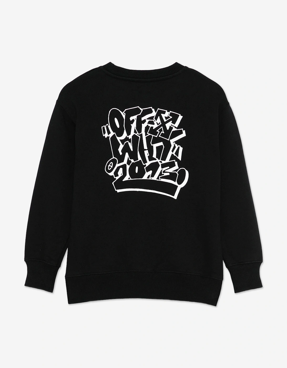 Kids Graffiti Logo Sweatshirt in Black