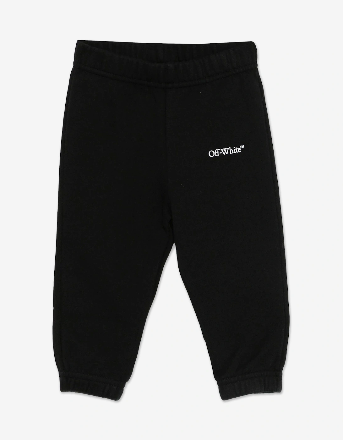 Baby Boys Bookish Diagonal Joggers in Black, 4 of 3