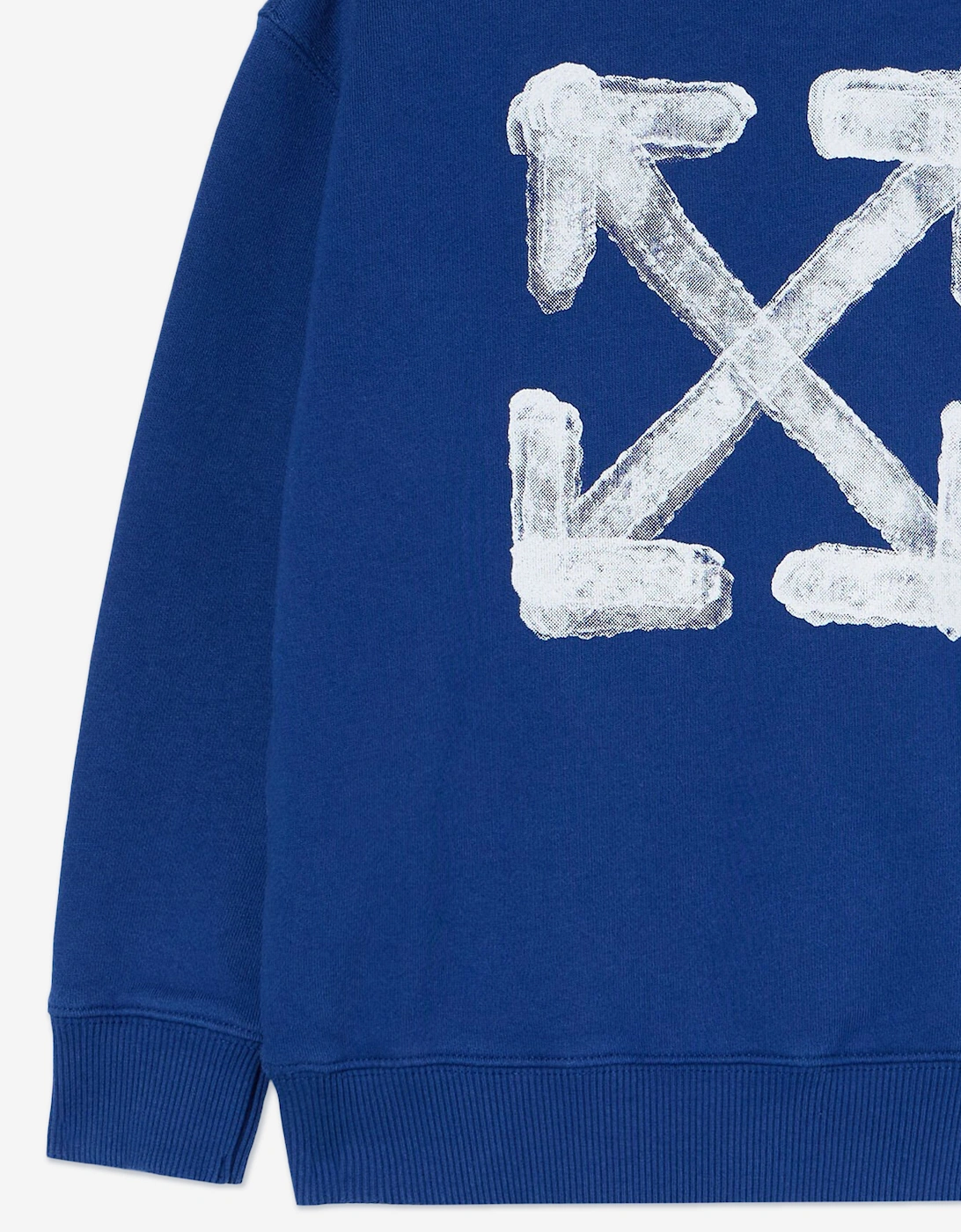 Kids Arrow Sponge Sweatshirt in Blue