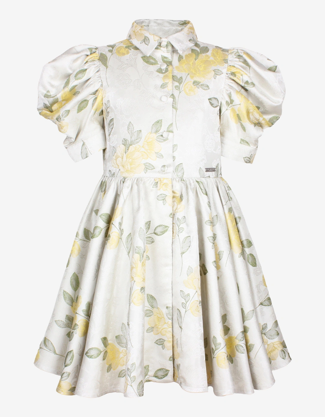 Girls Carousel Dress in Ivory, 6 of 5