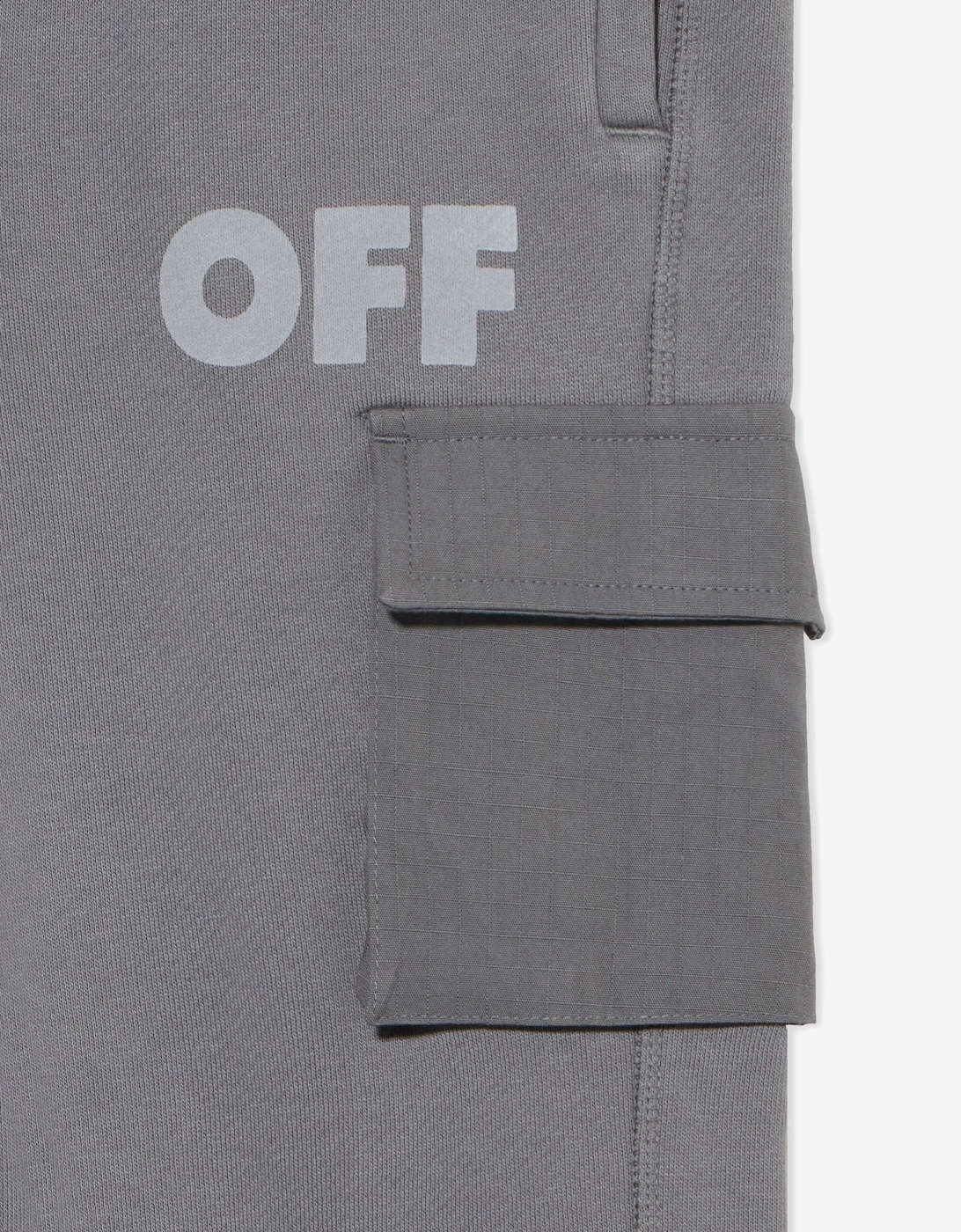Boys Garment Dyed Cargo Joggers in Grey