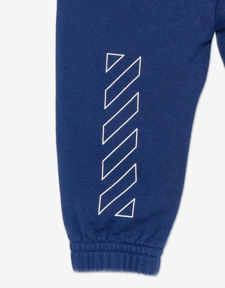 Baby Boys Bookish Diagonal Joggers in Blue