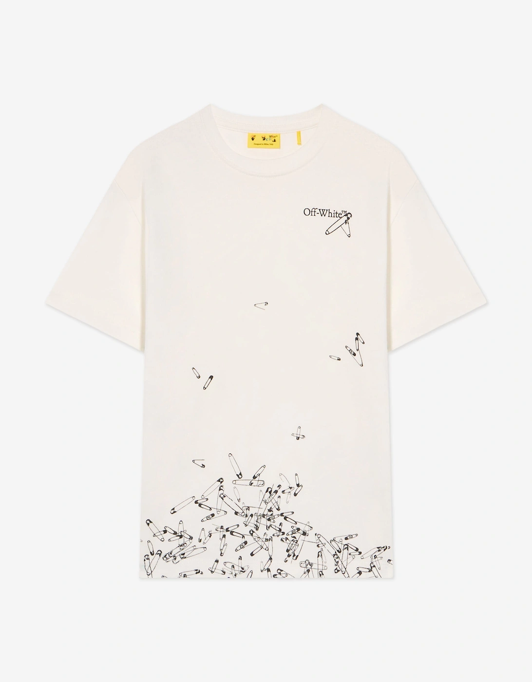 Kids Safety Pins T-Shirt in White, 5 of 4