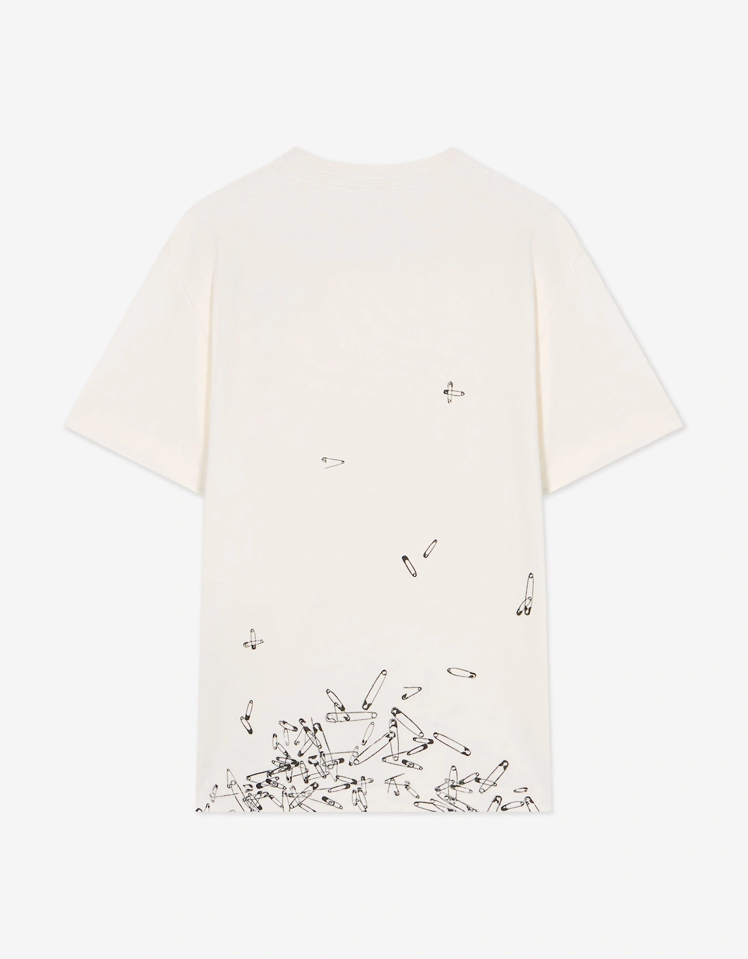 Kids Safety Pins T-Shirt in White