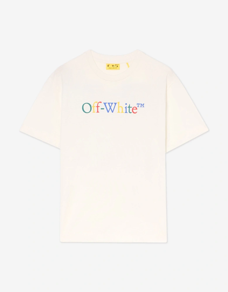 Kids BTS Arrow Ruler T-Shirt in White
