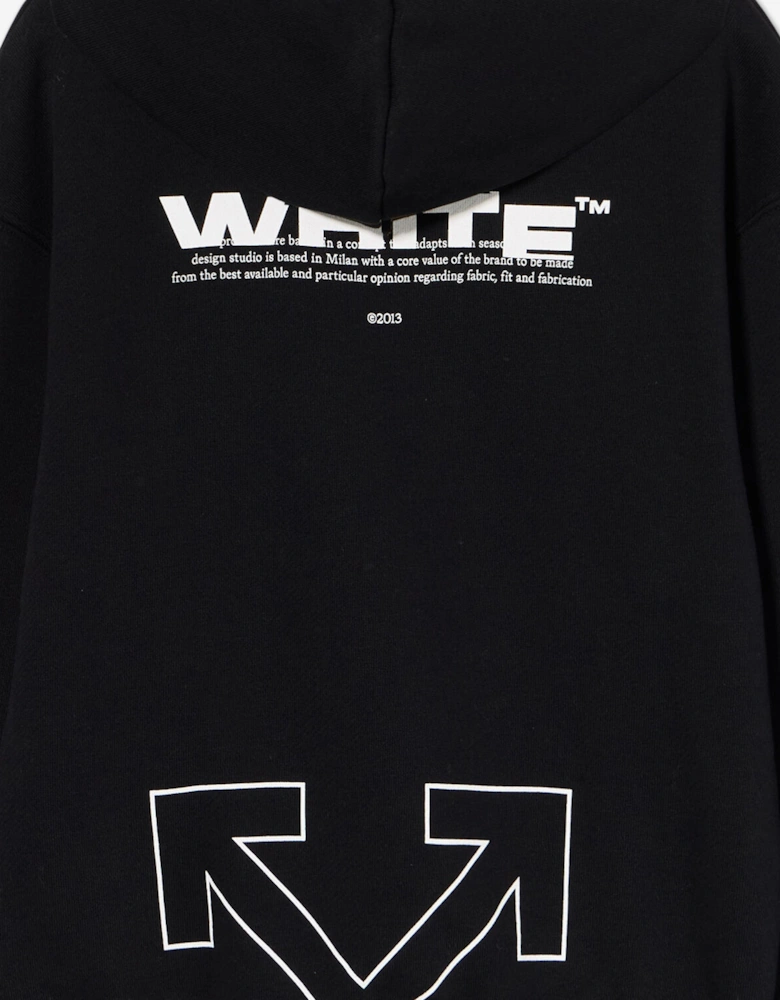 Kids Type Logo Hoodie in Black