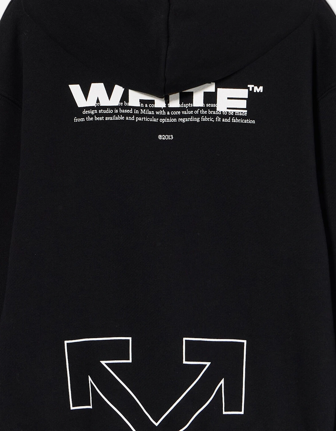 Kids Type Logo Hoodie in Black