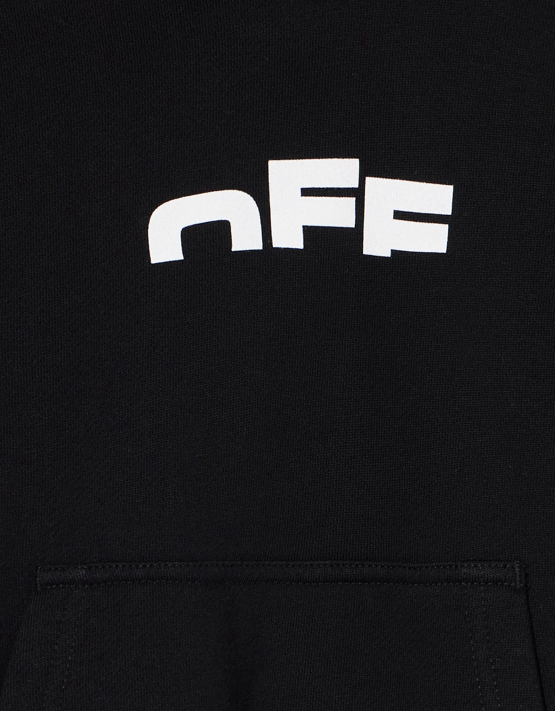 Kids Type Logo Hoodie in Black