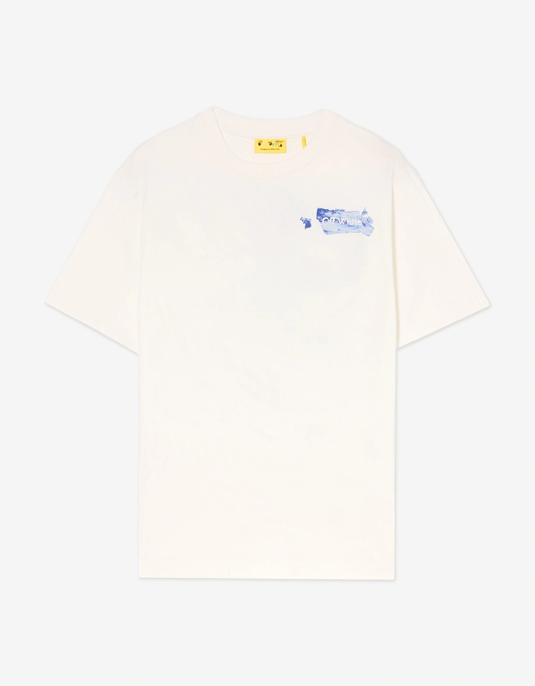 Boys Arrow Acrylic T-Shirt in White, 4 of 3