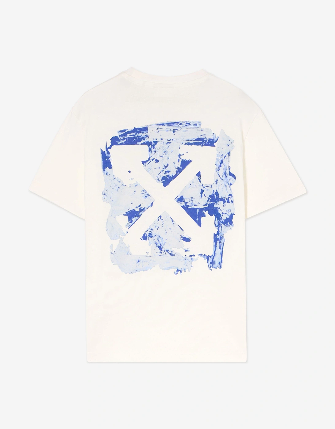 Boys Arrow Acrylic T-Shirt in White