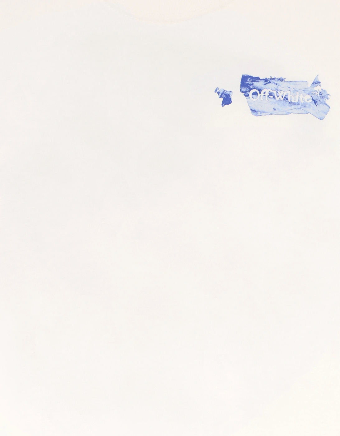 Boys Arrow Acrylic T-Shirt in White