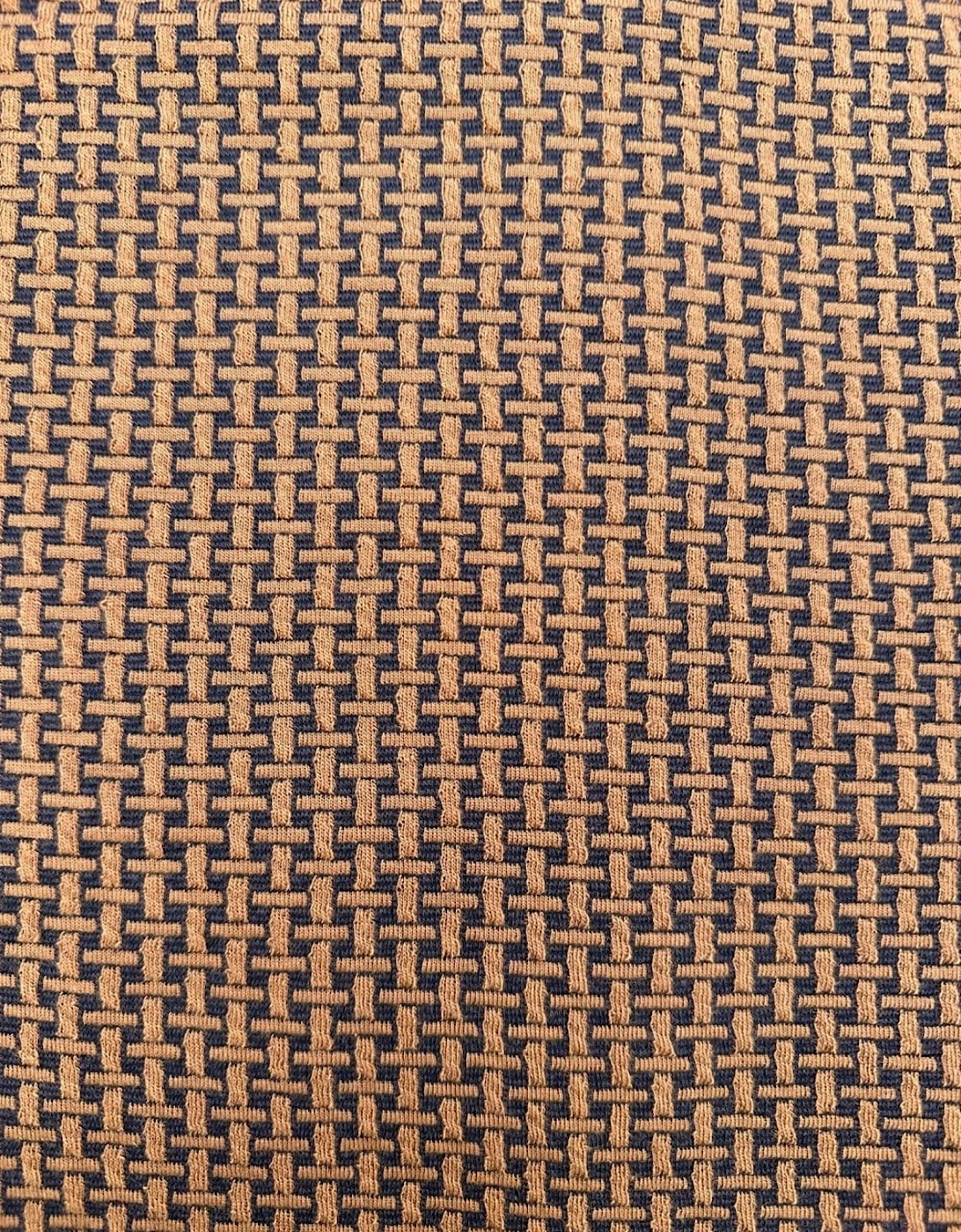 Basket Knit Zip Panel Polo TR/9031 - Chocolate Brown