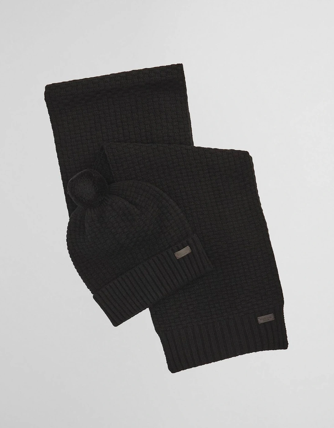 Ramside Beanie & Scarf Gift Set - Black, 2 of 1