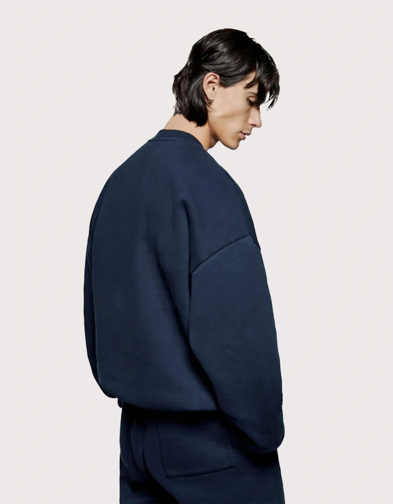 Oversized Uniform Crew Sweatshirt