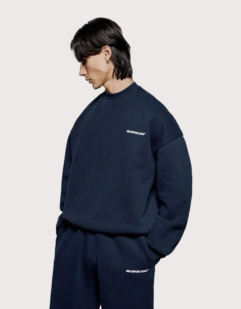 Oversized Uniform Crew Sweatshirt
