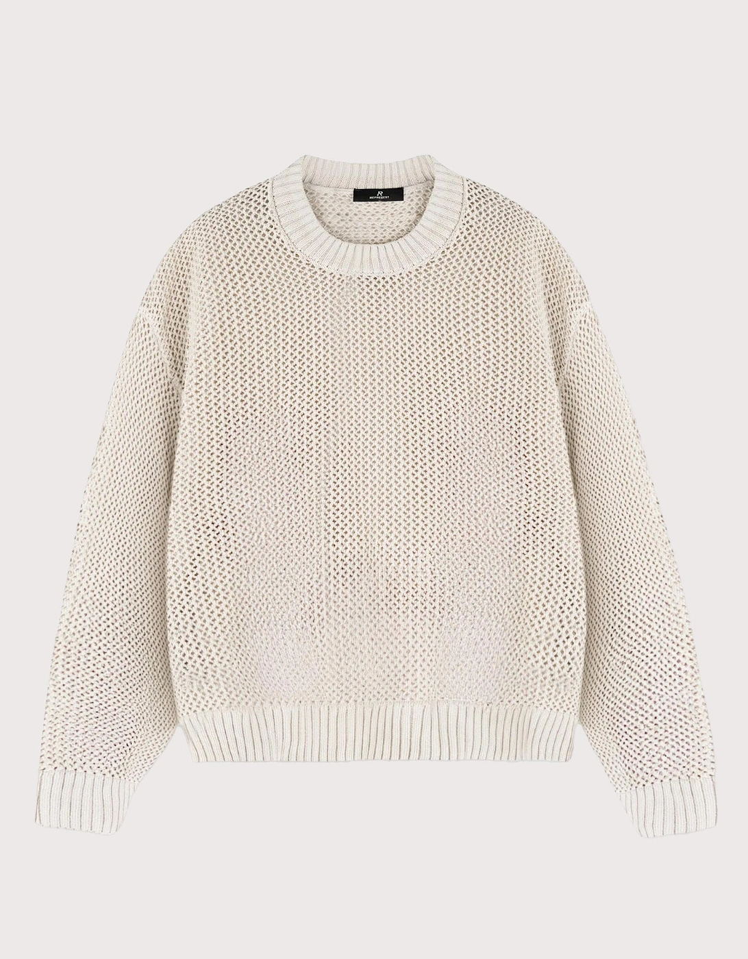 Oversized Fit Open Gauge Knit Jumper
