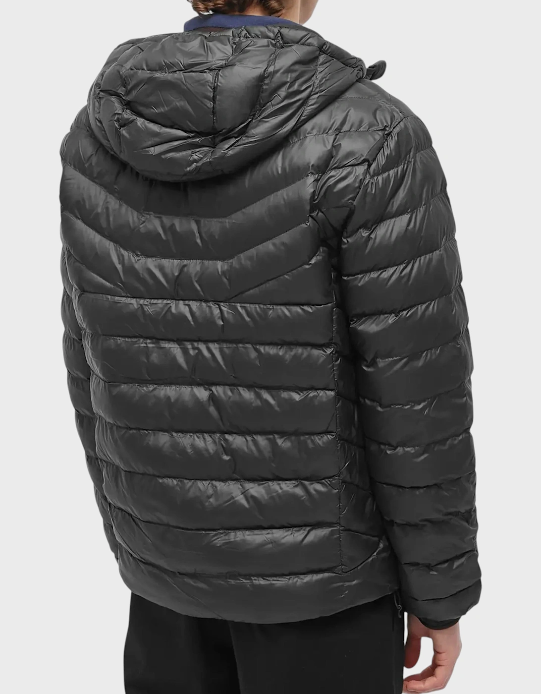 Polo Men's Terra Chevron Insulated Hooded Jacket Polo Black