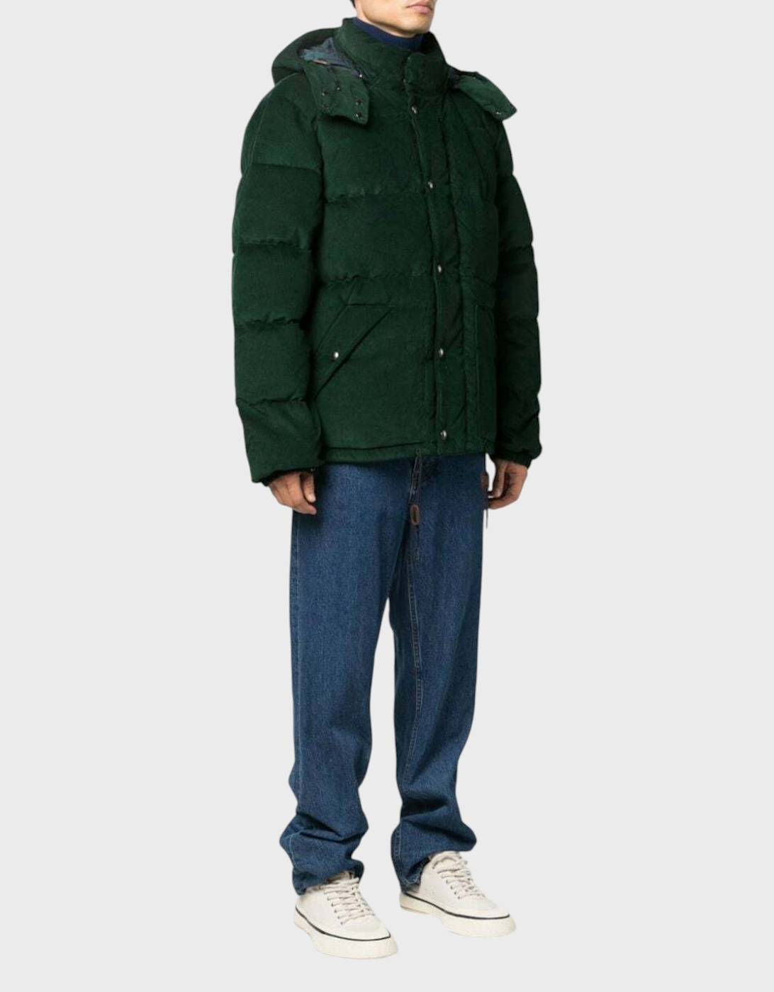 Polo Corduroy Down Jacket College Green