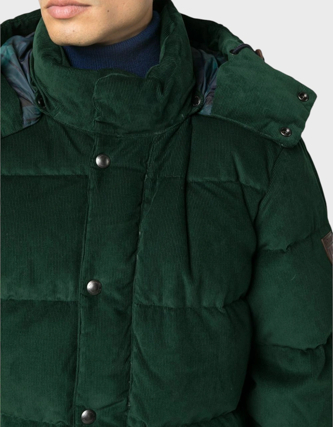 Polo Corduroy Down Jacket College Green