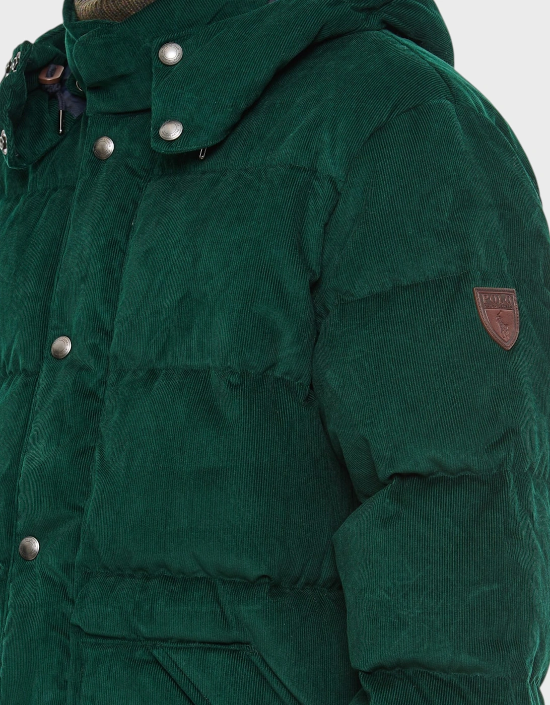 Polo Corduroy Down Jacket College Green