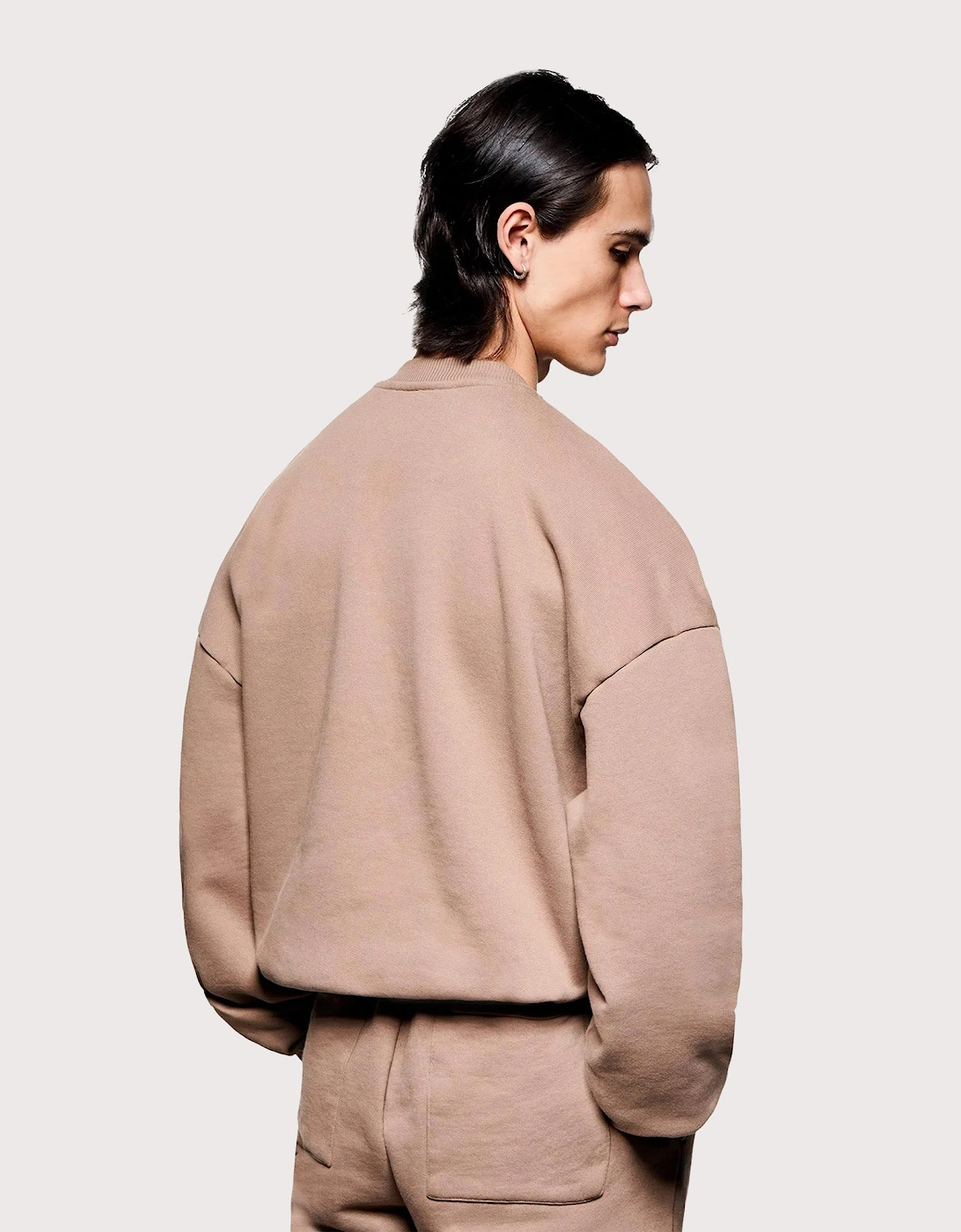 Overshirt Uniform Crewneck Sweatshirt