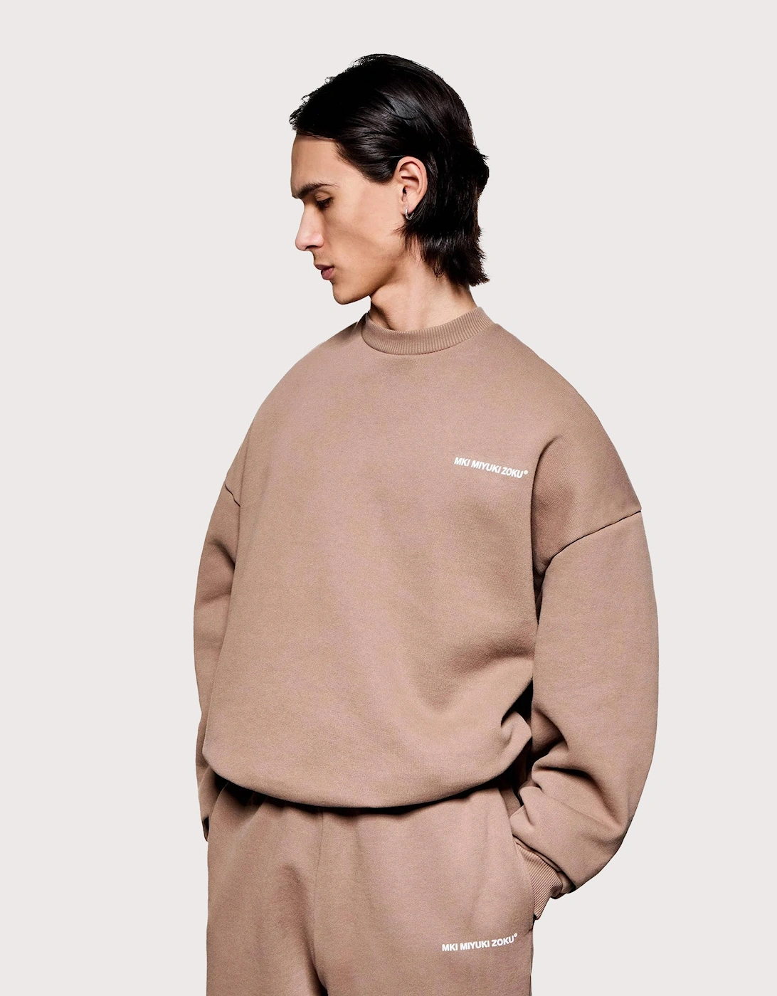 Overshirt Uniform Crewneck Sweatshirt