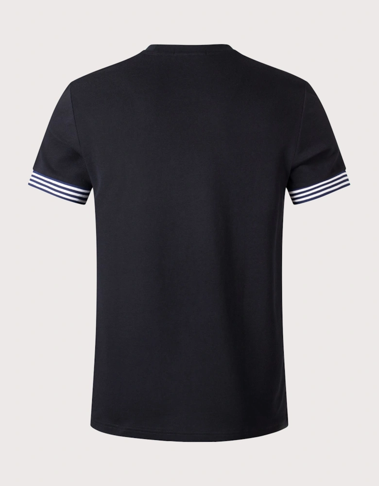 Striped Cuff T-Shirt