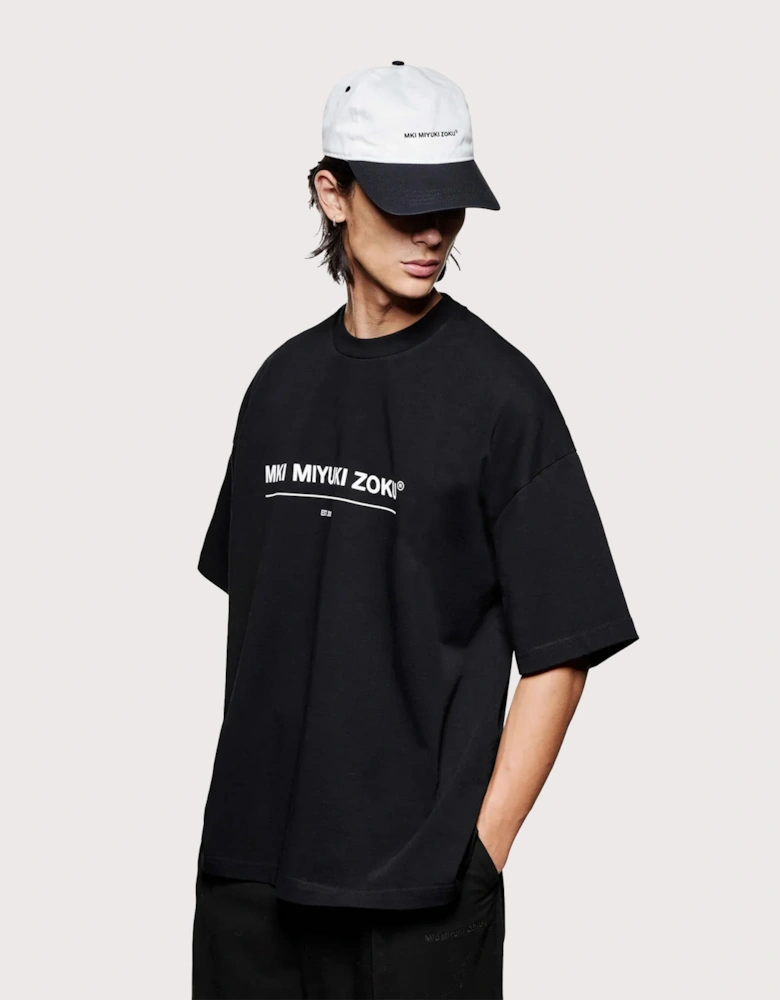 Oversized Linear T-Shirt