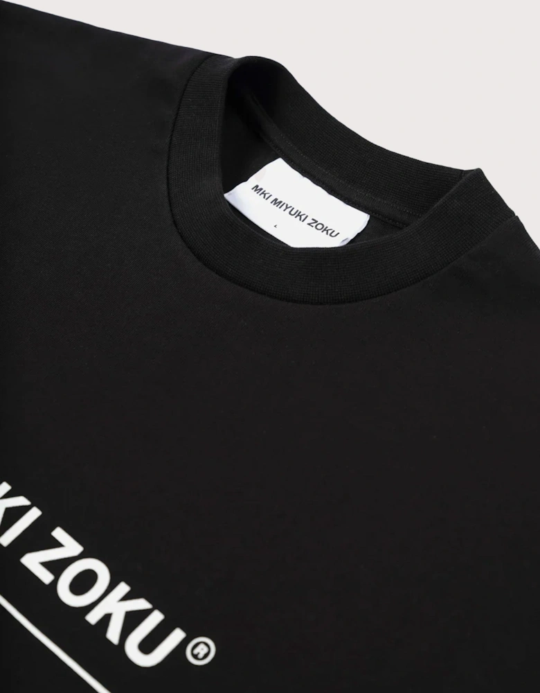 Oversized Linear T-Shirt