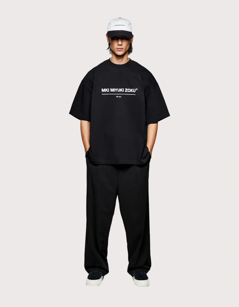 Oversized Linear T-Shirt